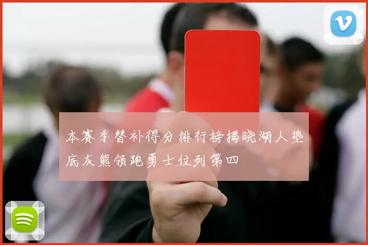 本赛季替补得分排行榜揭晓湖人垫底灰熊领跑勇士位列第四